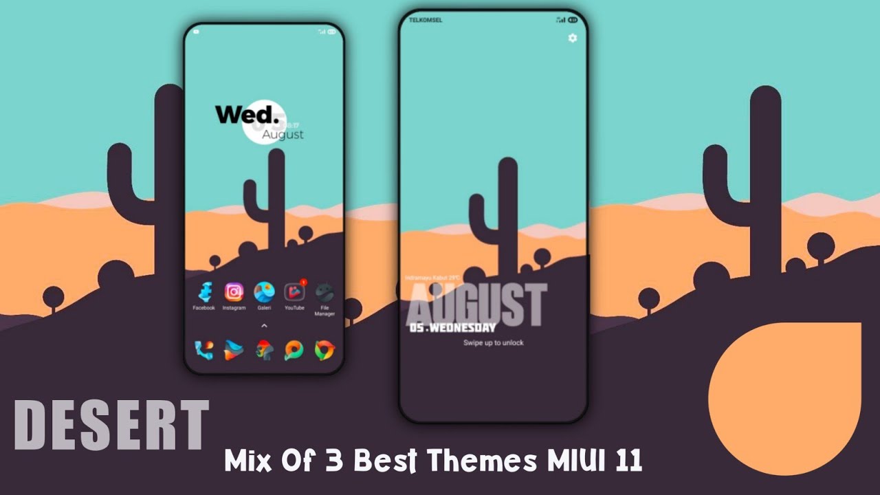 DESERT - Mix of 3 Best Themes MIUI 11