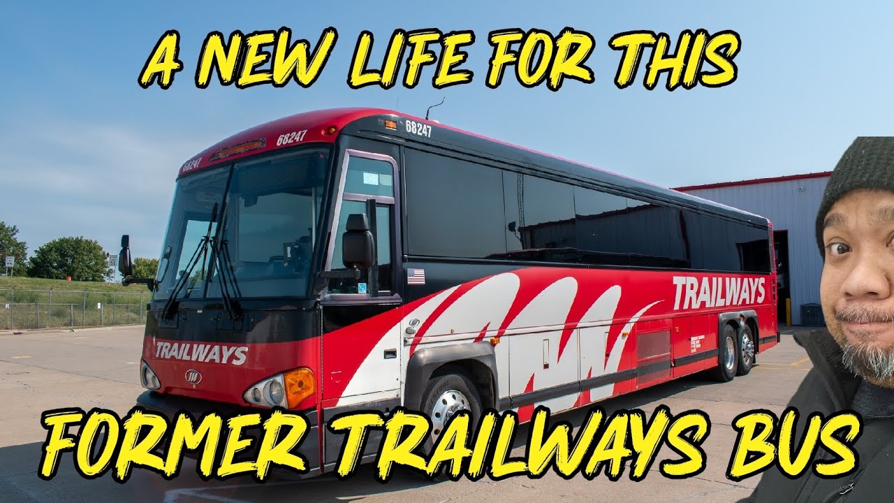 Этот бывший автобус компании Trailways получил новую жизнь!