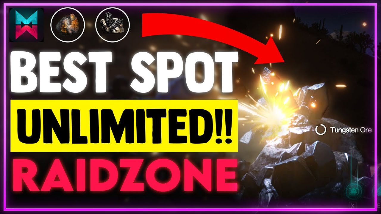 How To Get Tungsten & Iron Ore In RaidZone | Once Human