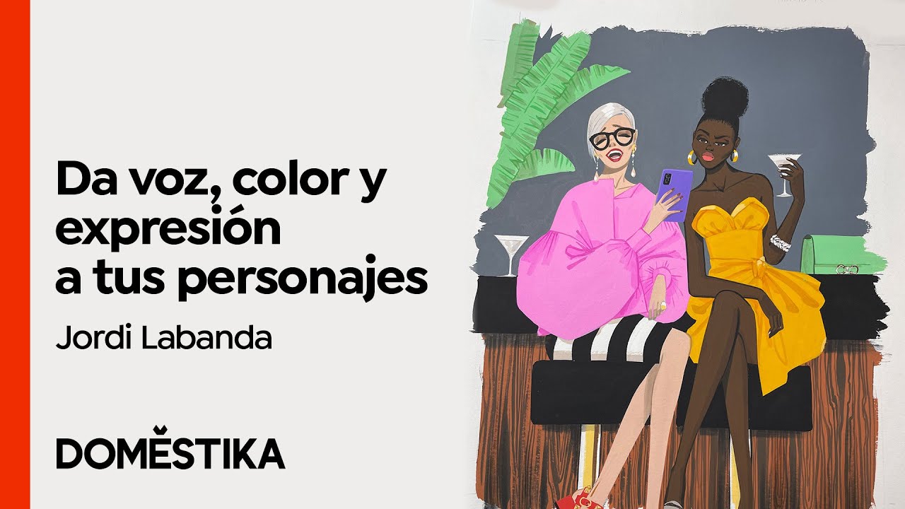 Ilustración Lifestyle con GOUACHE: da expresión a tus personajes -Curso de Jordi Labanda | Domestika