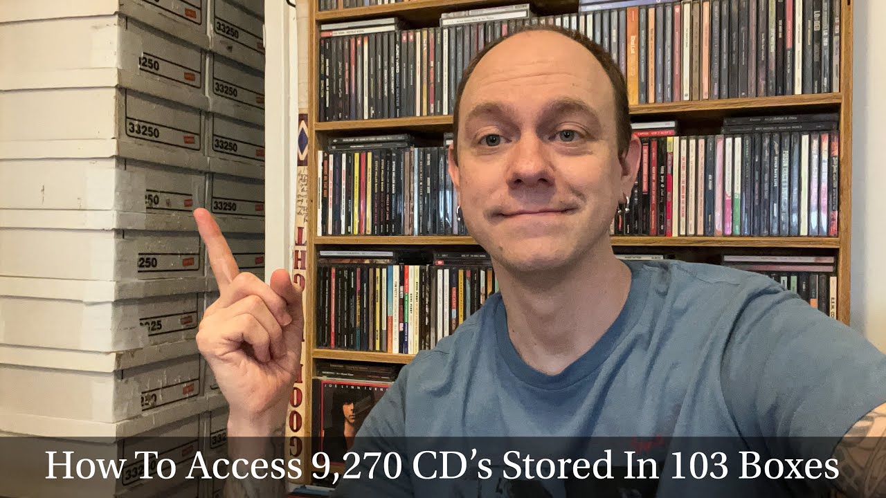 How To Access 9,270 CD’s Stored In 103 Boxes