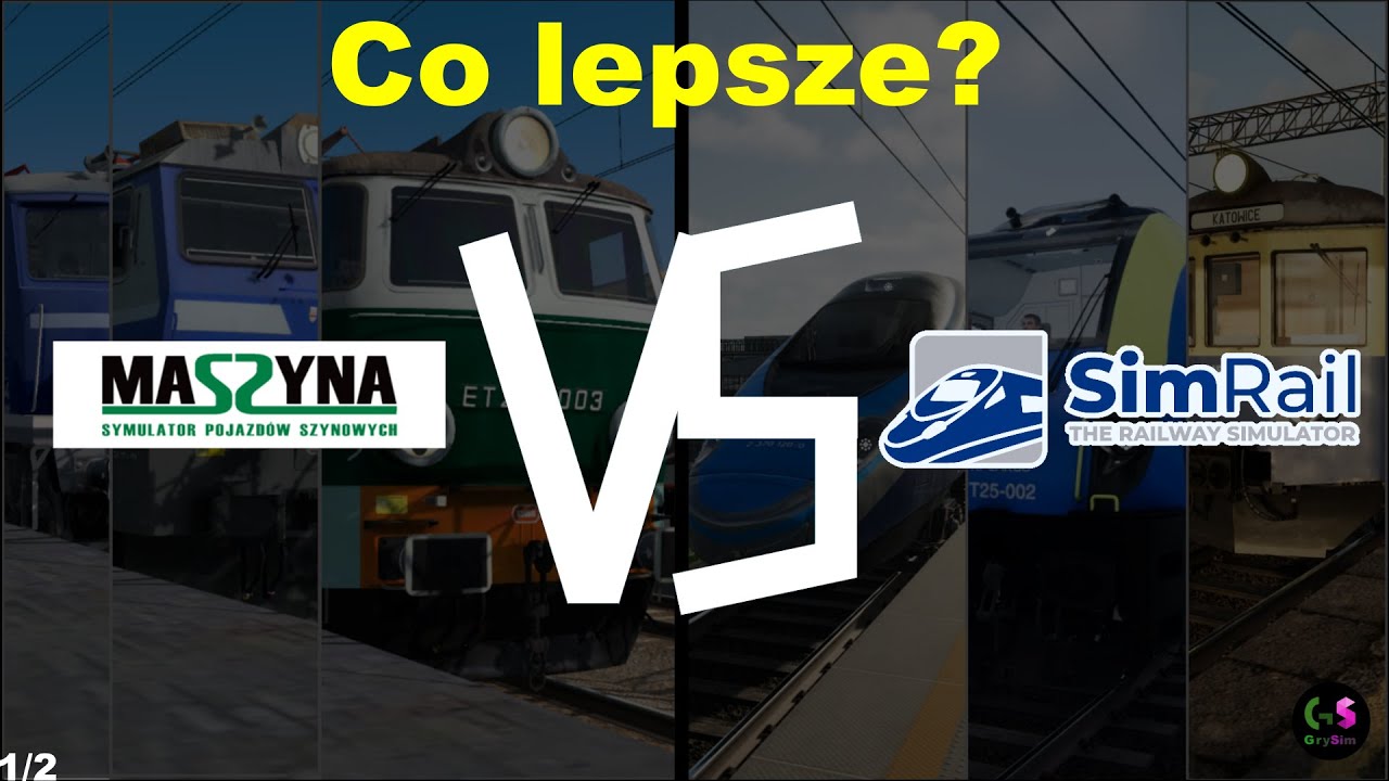 Maszyna vs SimRail Wielki Test 1/2