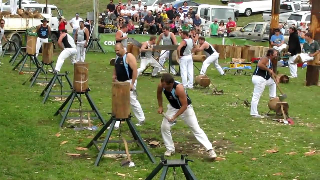 Woodchop NSW v NZ 2011