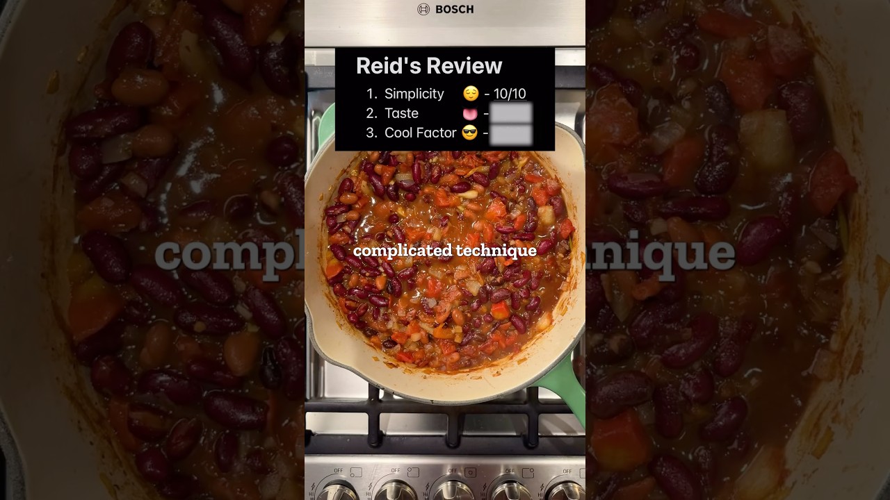 New York Times Top 50 Recipes | Vegetarian Skillet Chili by Melissa Clark (#41)