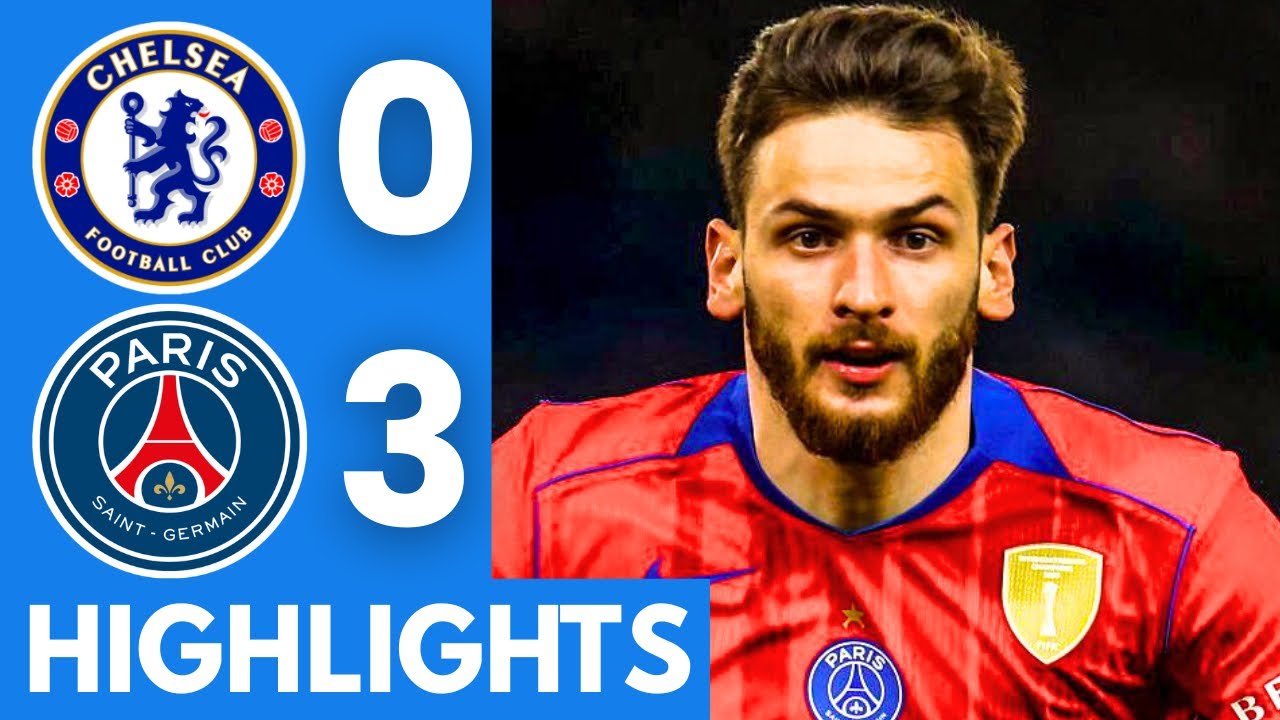 Chelsea vs PSG Highlights | UEFA Champions League 2025/26