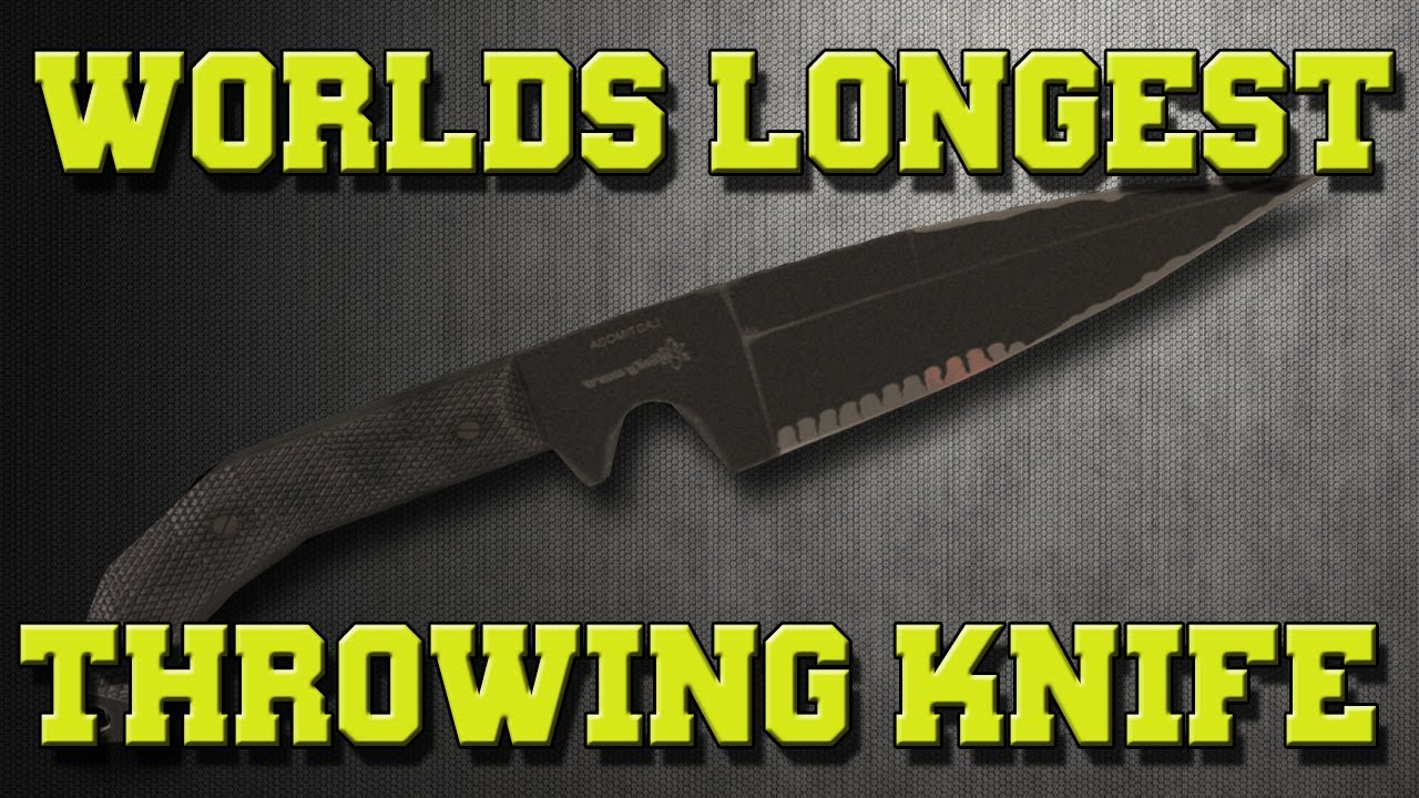 World's Longest Throwing Knife!! (Original) | BS Videos