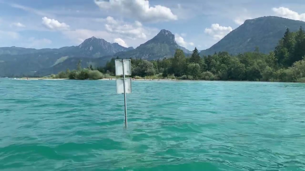 Full sailing Abersee to St. Wolfgang Schaffbergbahn