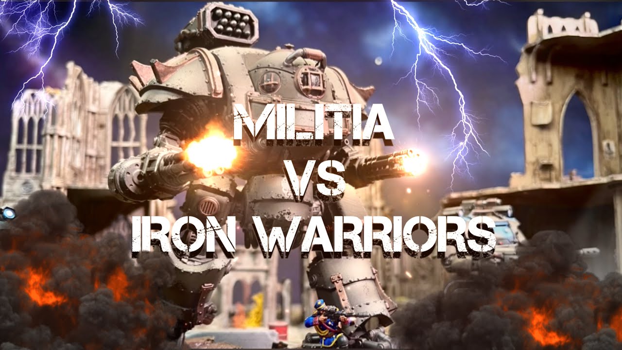 IMPERIALIS MILITIA vs IRON WARRIORS Horus heresy 2.0 battle report