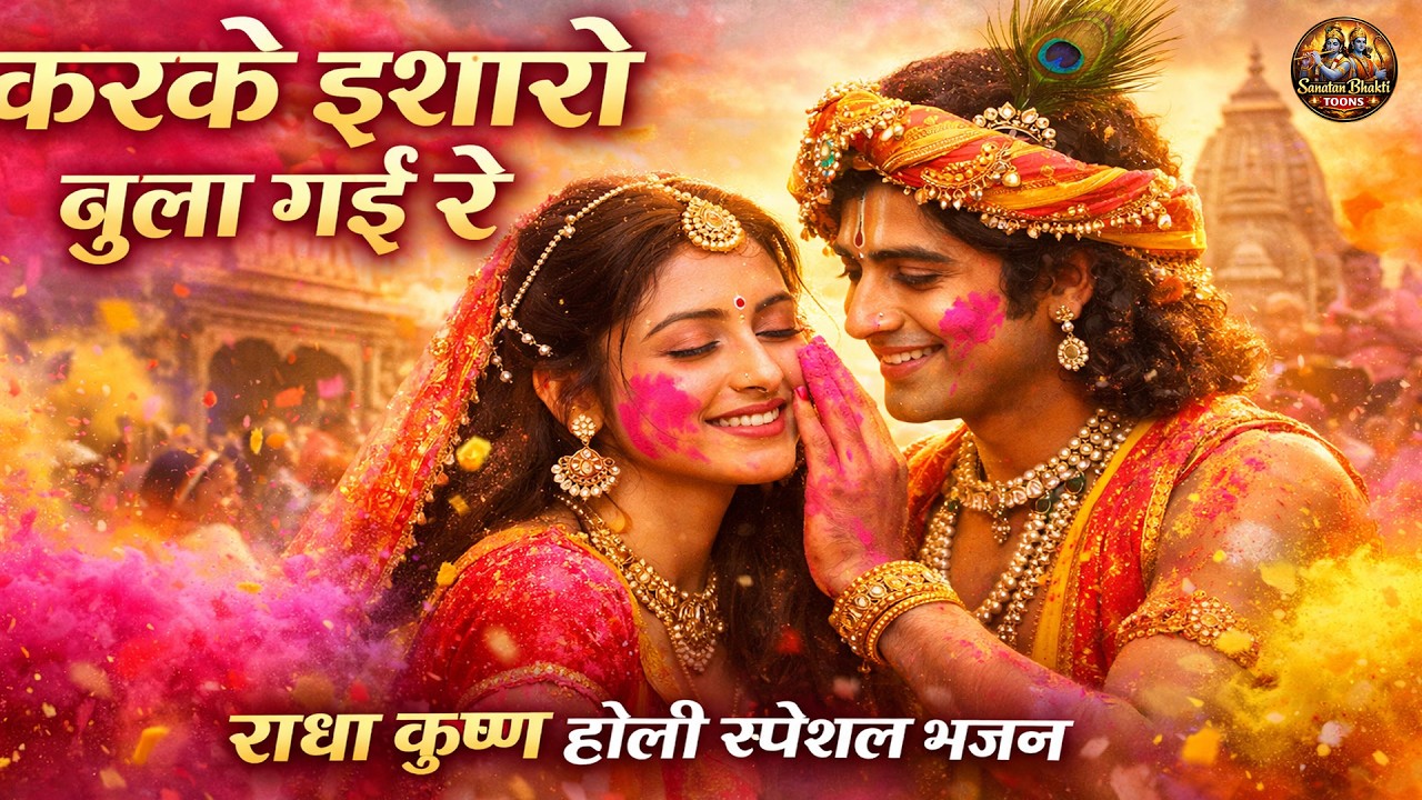 Radha Krishna Holi 2026 🌸 करे इशारो बुलाइ गई रे राधा | Barsana Holi Special