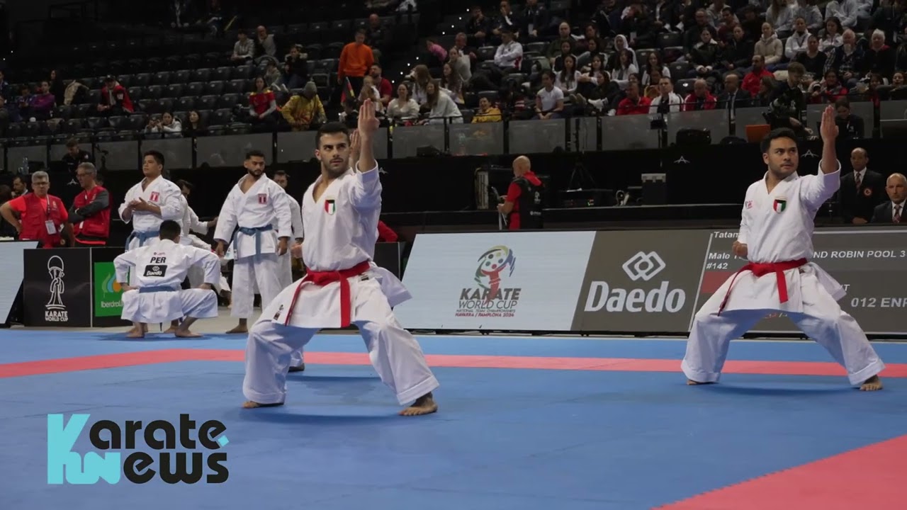 KATA MALE KUWAIT TEAM World Karate Championships 2024 – Team Kata Finals | Navarra, Spain