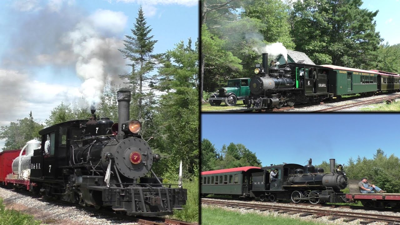 Steaming Together on the WWFRy - 3 Maine 2 Foot Railroads Reenacted: 7/31-8/1/2021