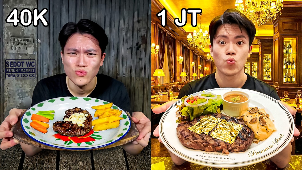 Aku nyoba steak 40k vs 1 juta