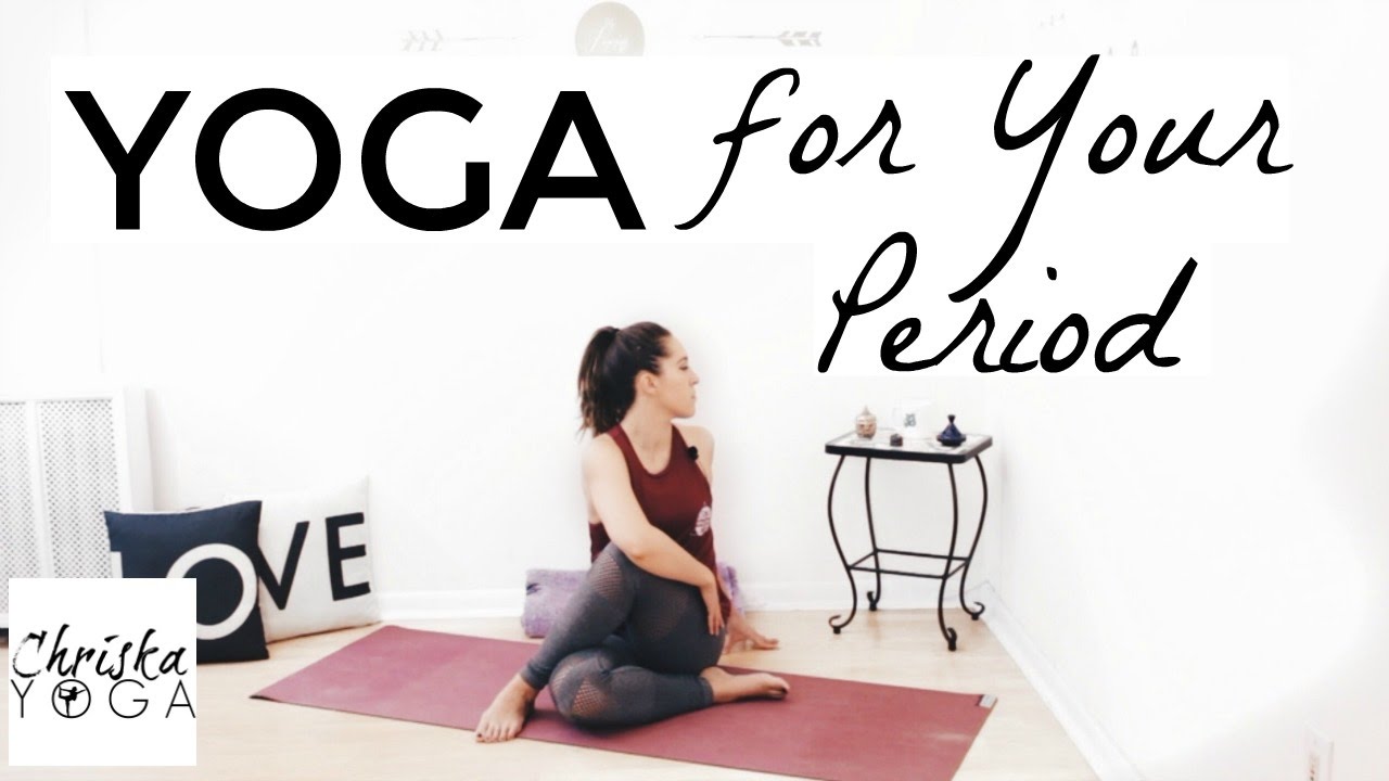 Yoga For Your Period - 30 Min Yoga for PMS Symptoms - Yoga Stretches for Cramps