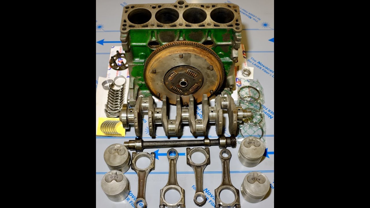 Lets rebuild a Volkswagen Diesel engine PT 2