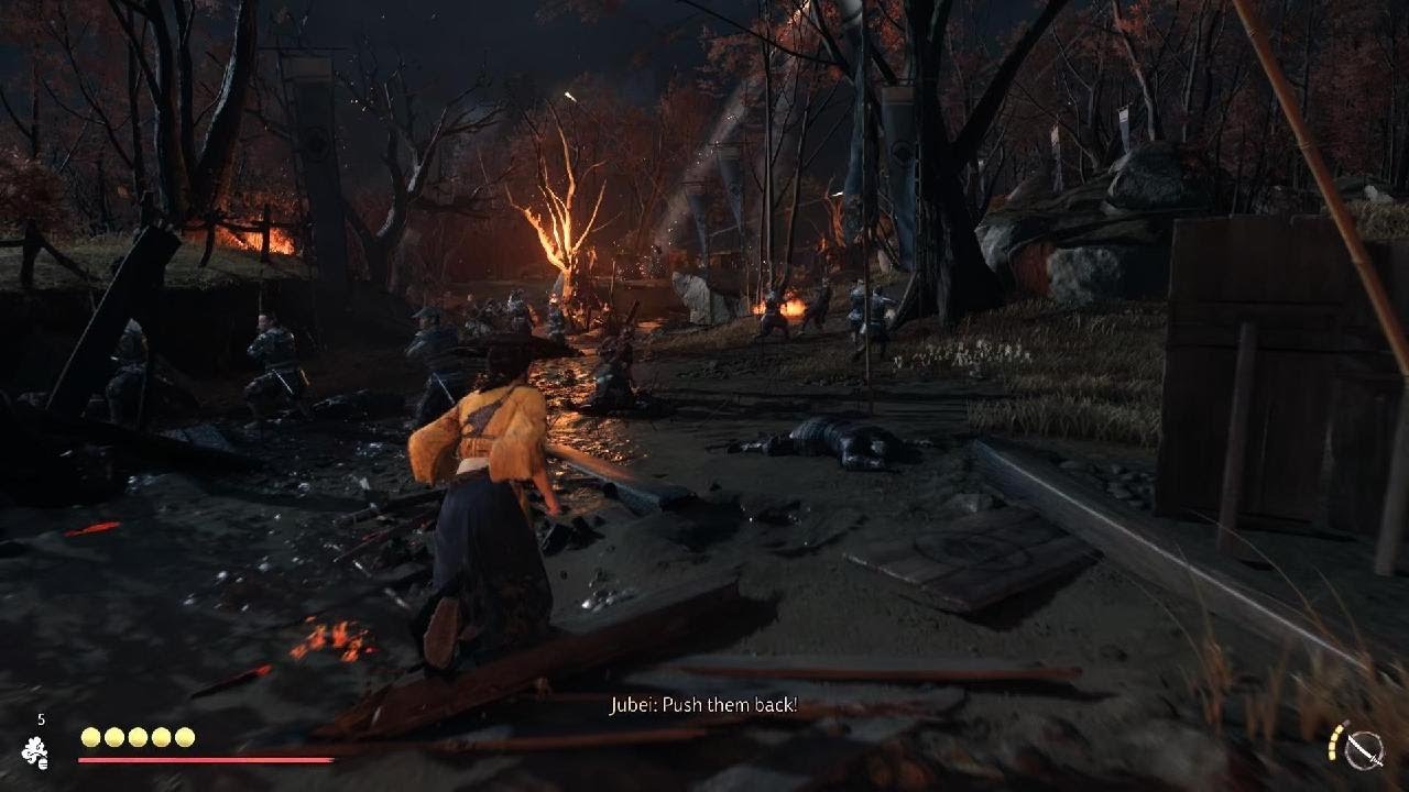 Ghost of Yōtei: combat from Fiery Consequences quest