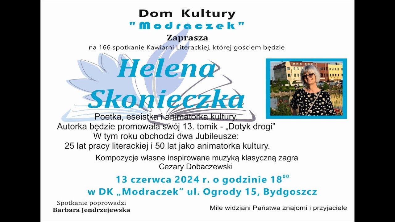 Kawiarnia Literacka Live - Helena Skonieczka część 4