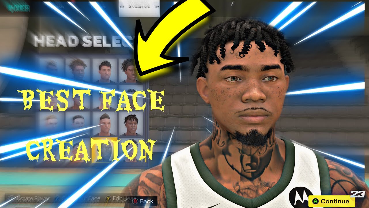 NBA 2k23 Best Face Creation!!