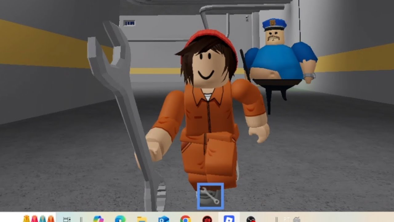 Fugindo da prisão do Barry NO ROBLOX