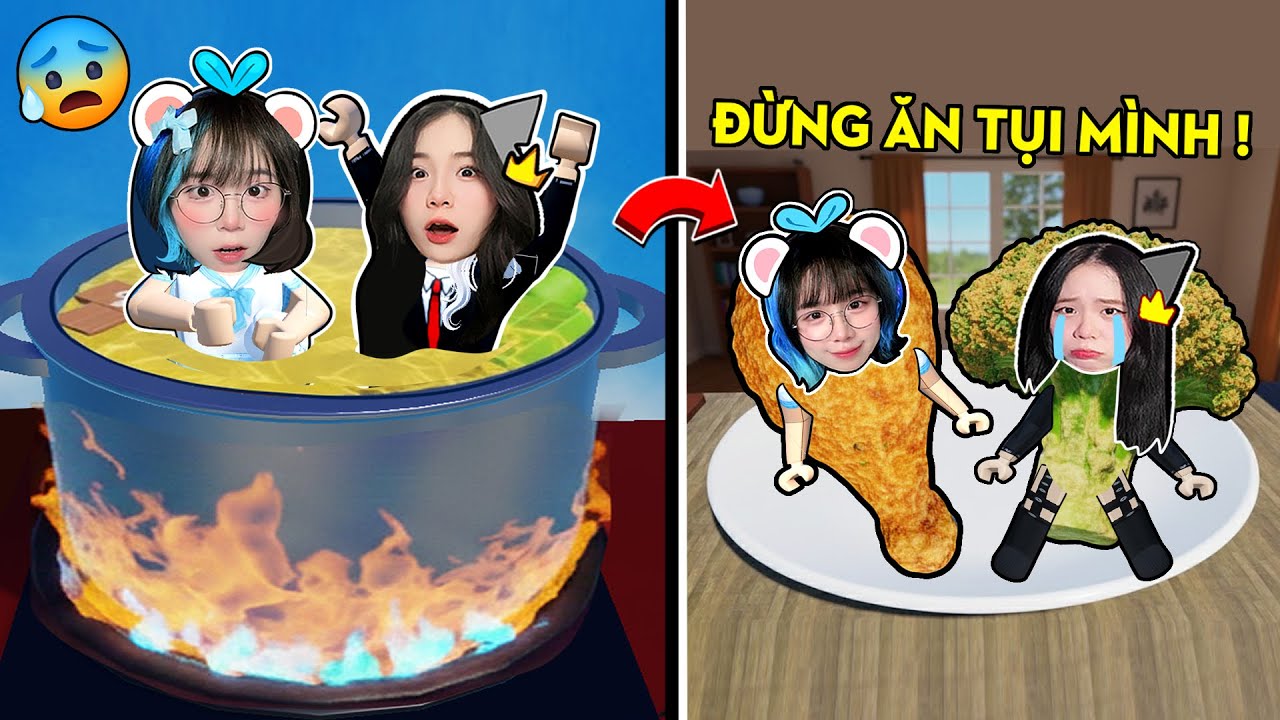GIẢI CỨU Simmy V&agrave; Sammy Khỏi Chảo Dầu S&ocirc;i Khổng Lồ (Đừng Ăn Tụi M&igrave;nh)