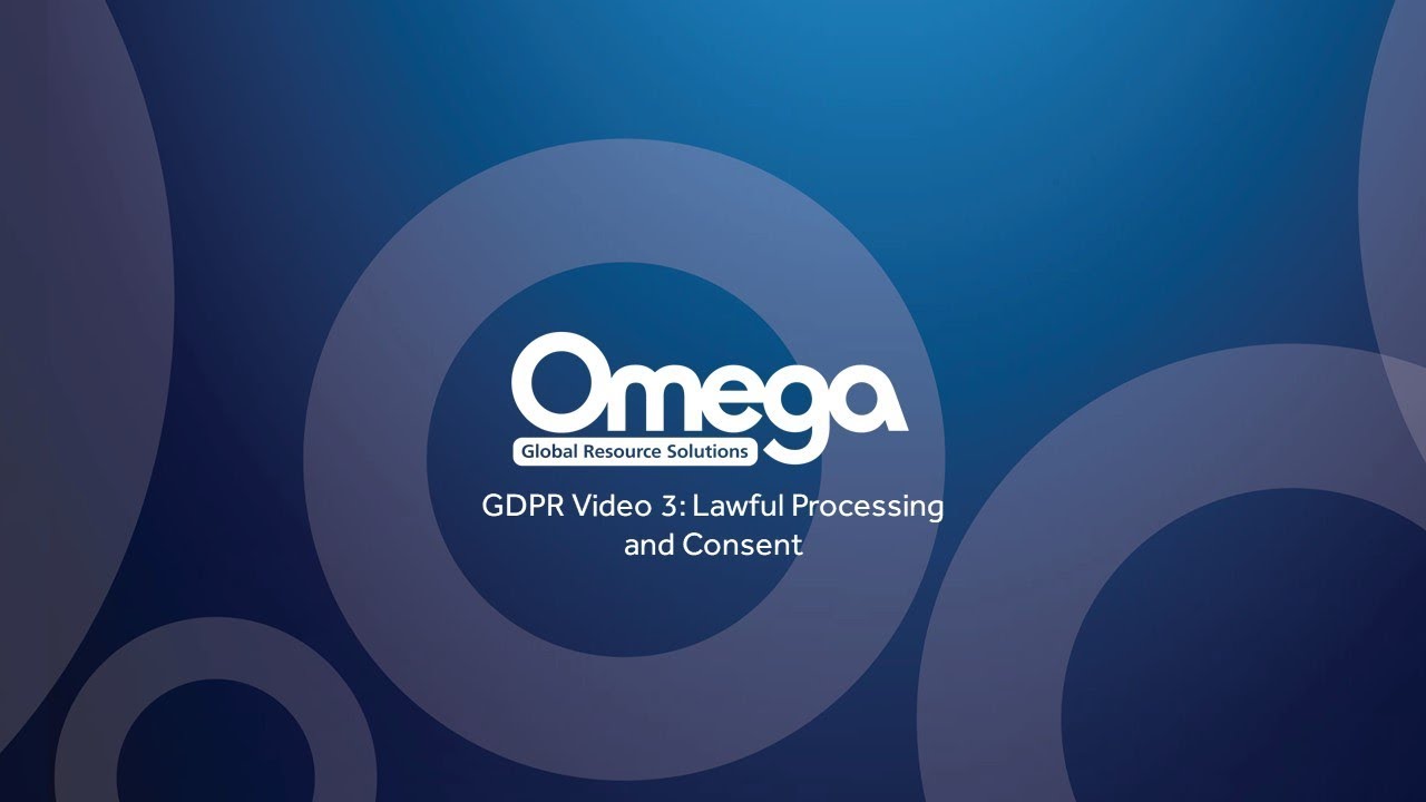GDPR Seminar: Lawful Processing and Consent
