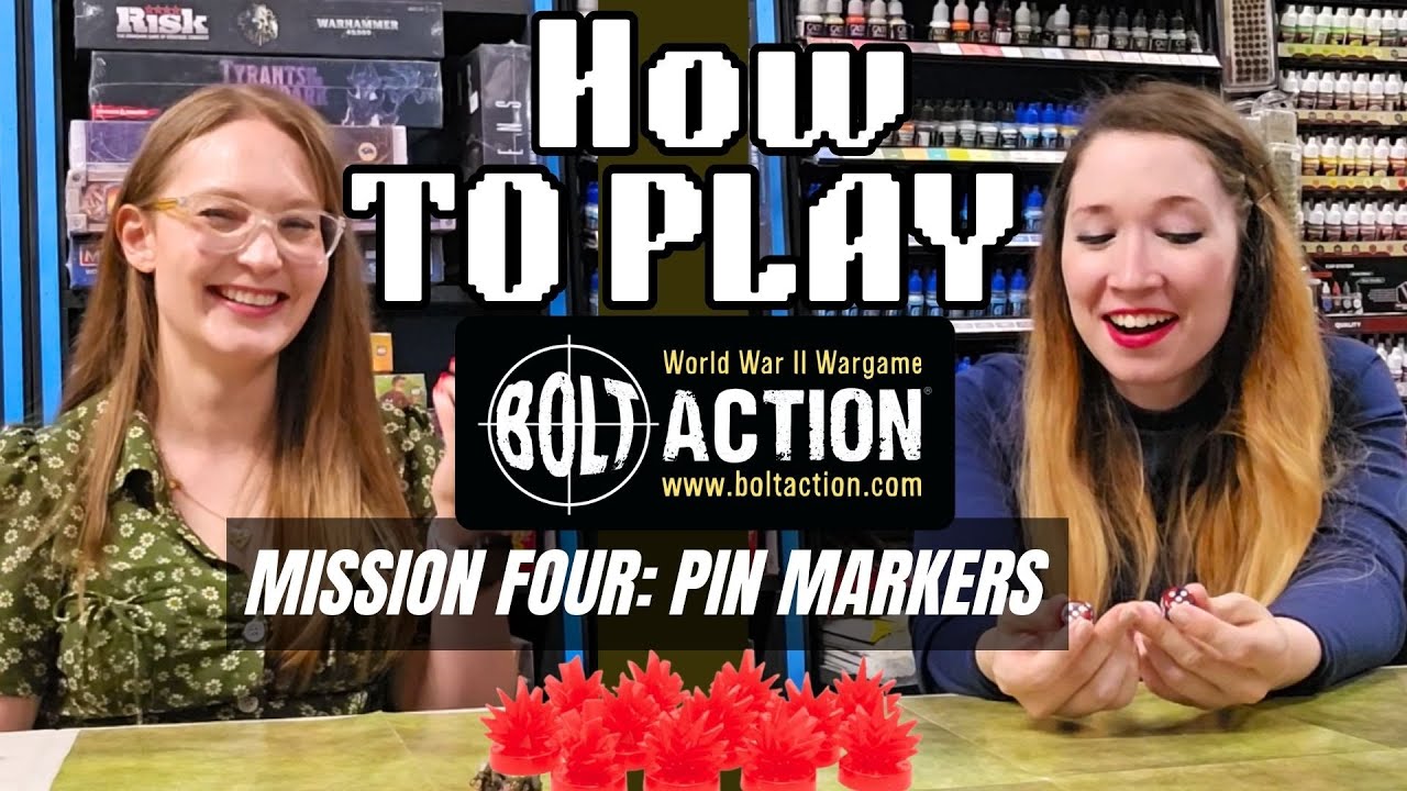 Pin Markers Explained! Learning to Play Bolt Action 3rd Ed