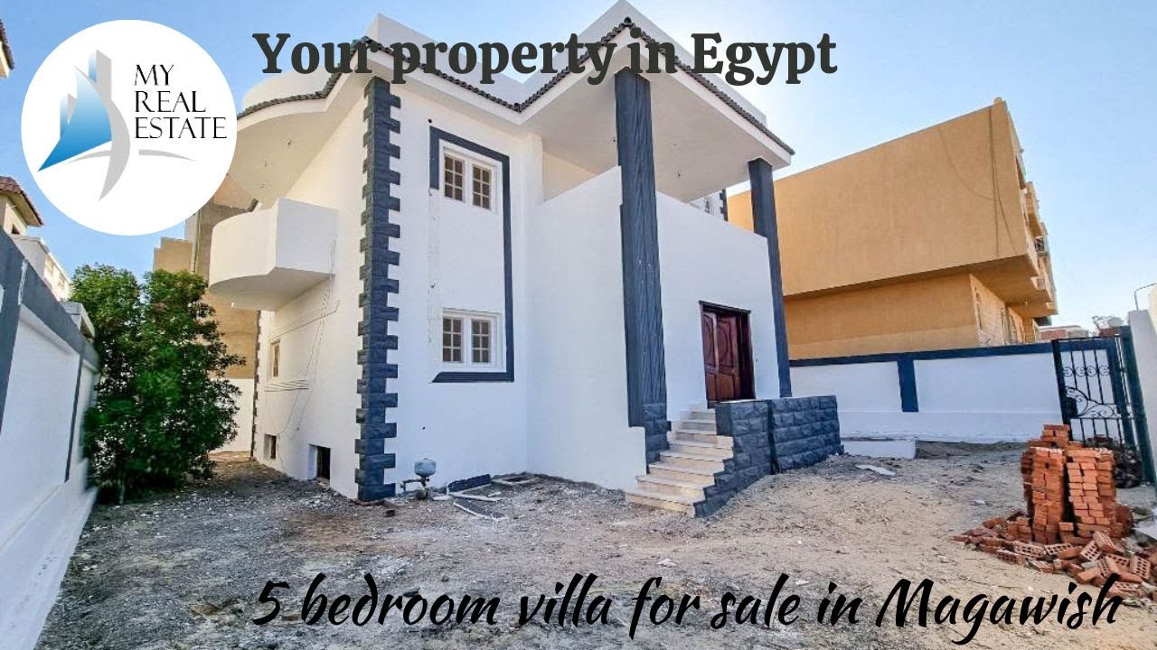 Spacious 5 bedroom villa for sale in Magawish, Hurghada, Red Sea, Egypt