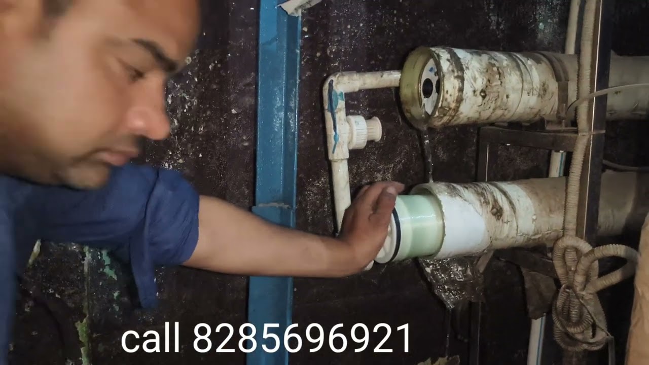 4040 Membrane change in 1000 LPH RO PLANT || RO PLANT REPAIR