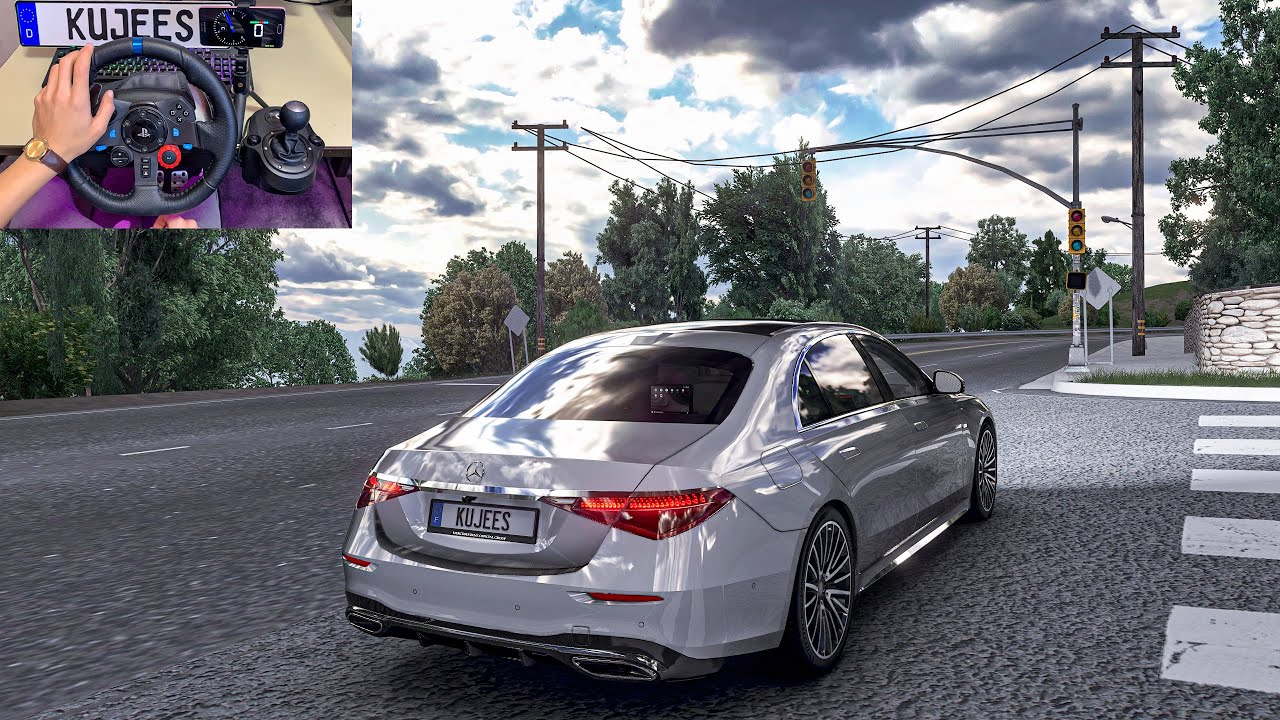 Assetto Corsa - Mercedes S- Class S500 2022  | Logitech G29 Gameplay