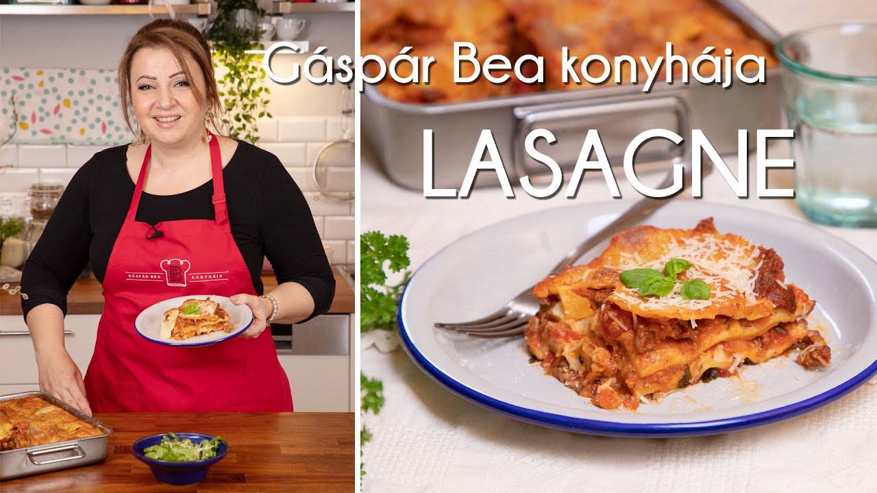 Gáspár Bea bolognai lasagne receptje | Mindmegette.hu