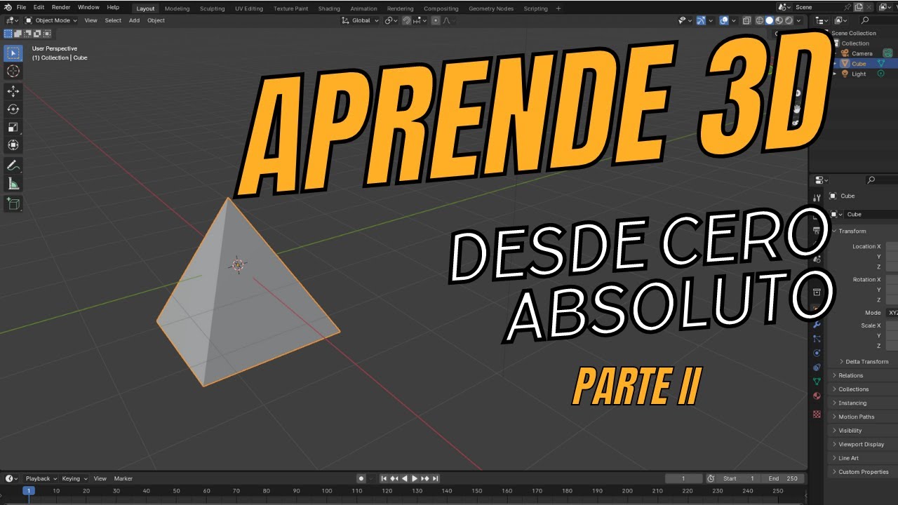 Aprende 3D desde CERO absoluto PARTE II