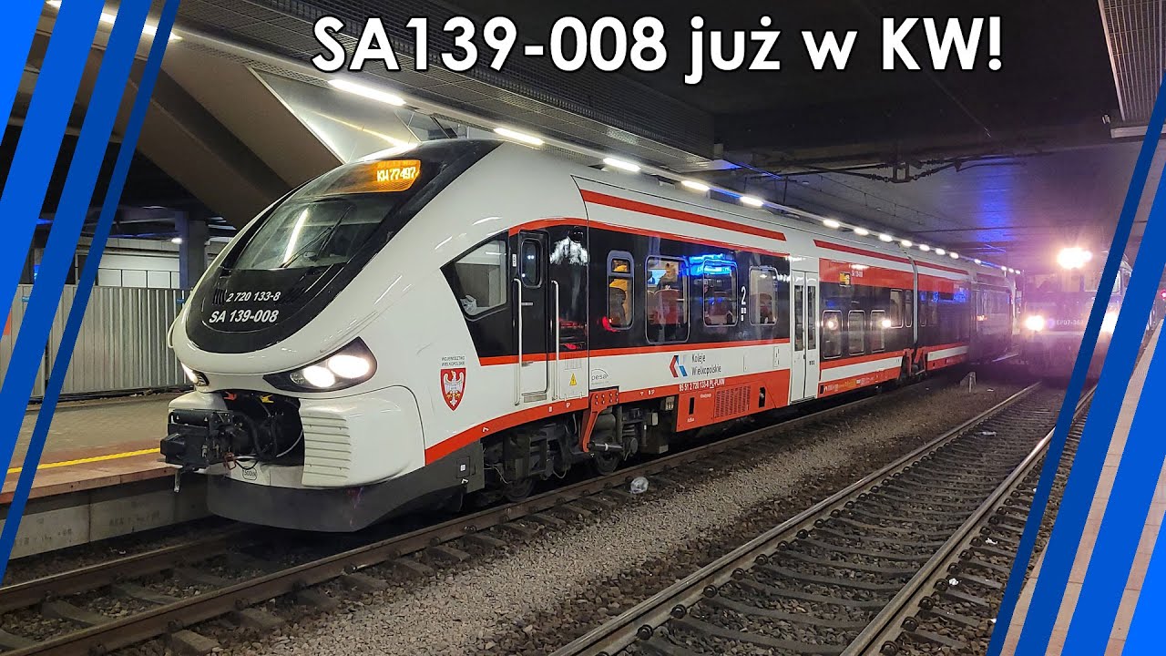 Pesa Link SA139-008 już w Kolejach Wielkopolskich! Nowy nabytek - używany szynobus z Pesy