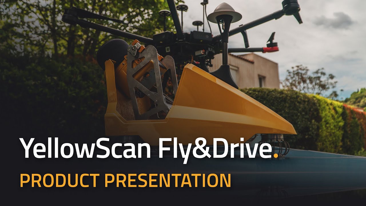 Versatile LiDAR mapping solution for hybrid mobile/UAV projects (YellowScan Fly&Drive)