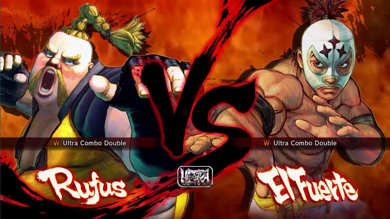 Ultra Street Fighter 4 - Rufus Vs El Fuerte [Hardest]