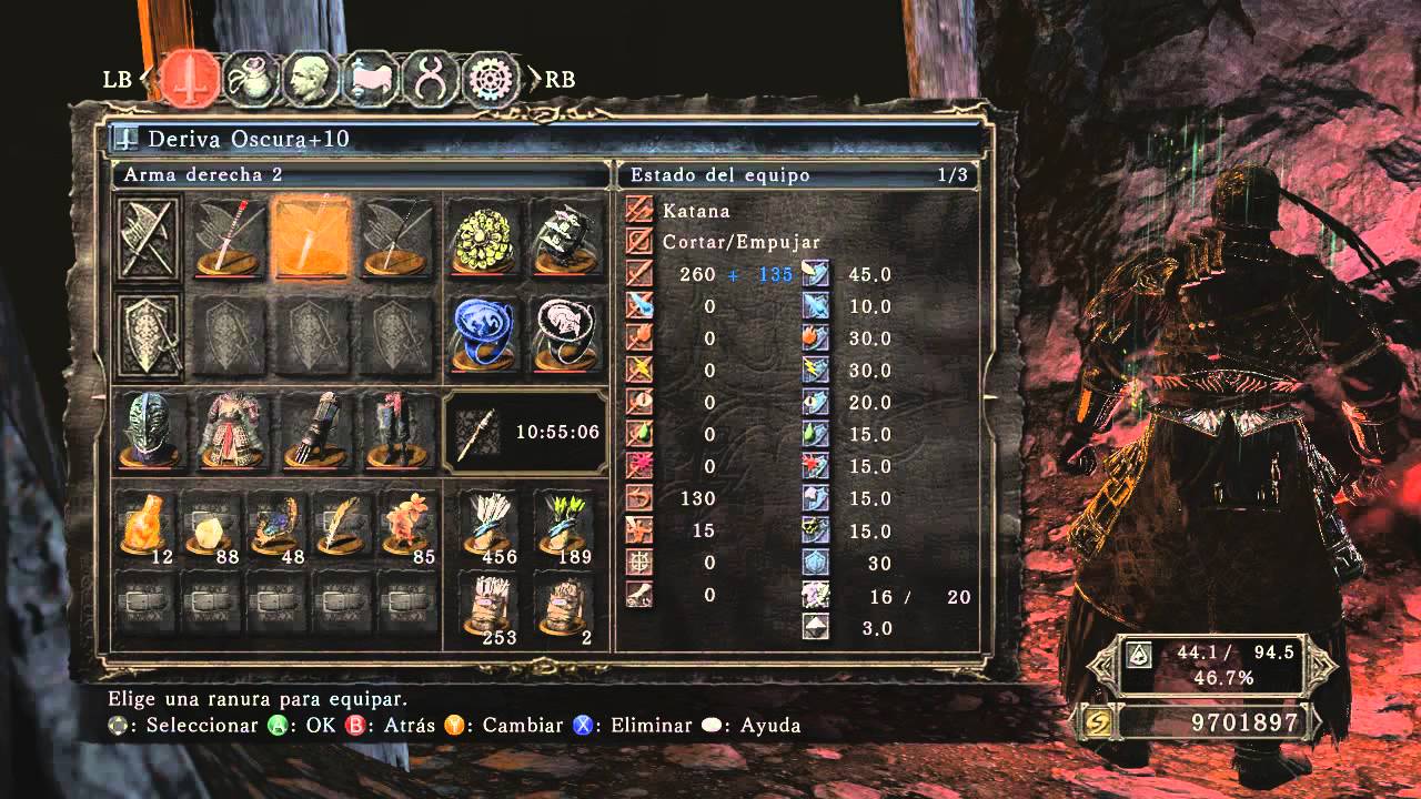 Dark souls 2 Mini guía de Katanas NG+7