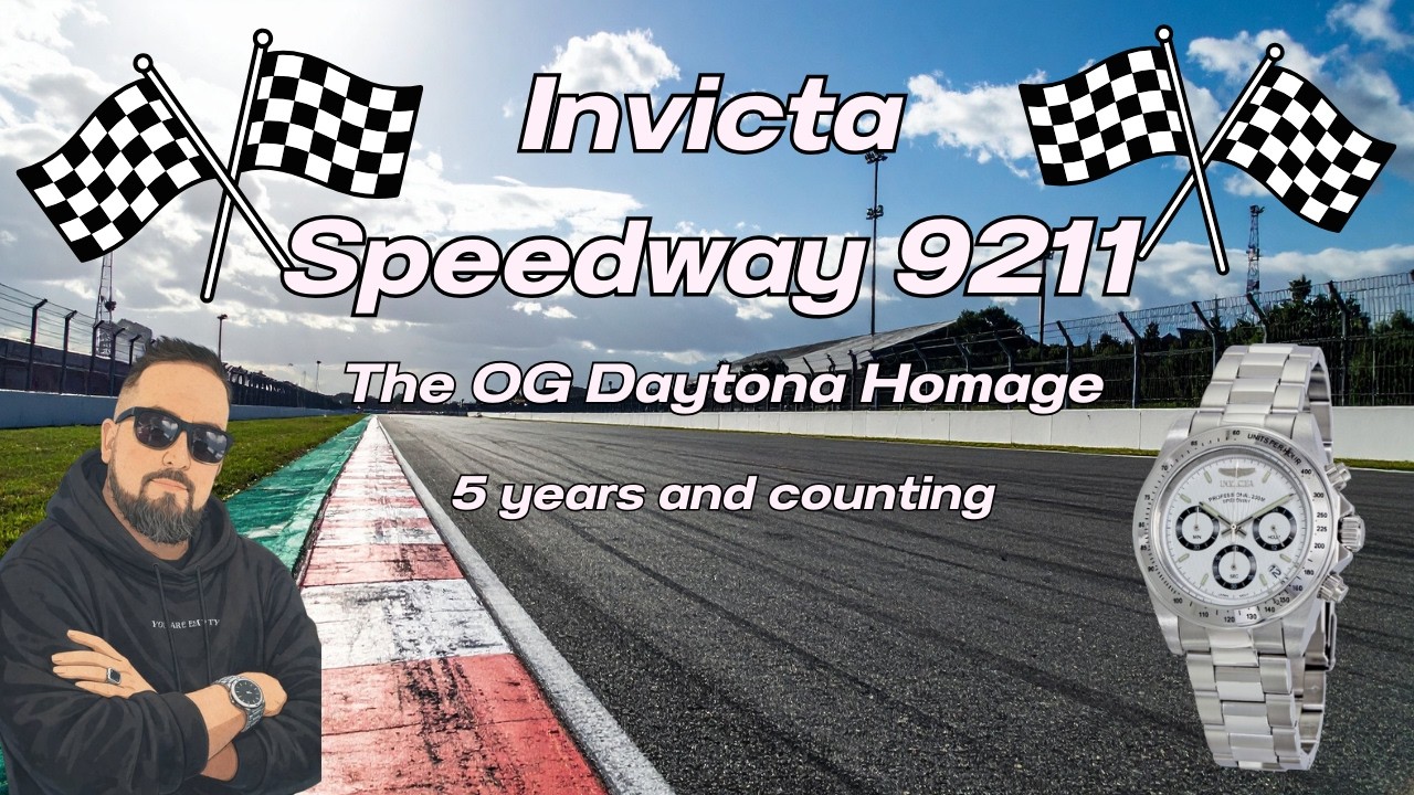 Обзор Invicta Speedway 9211 — оригинальная дань уважения трассе Daytona.