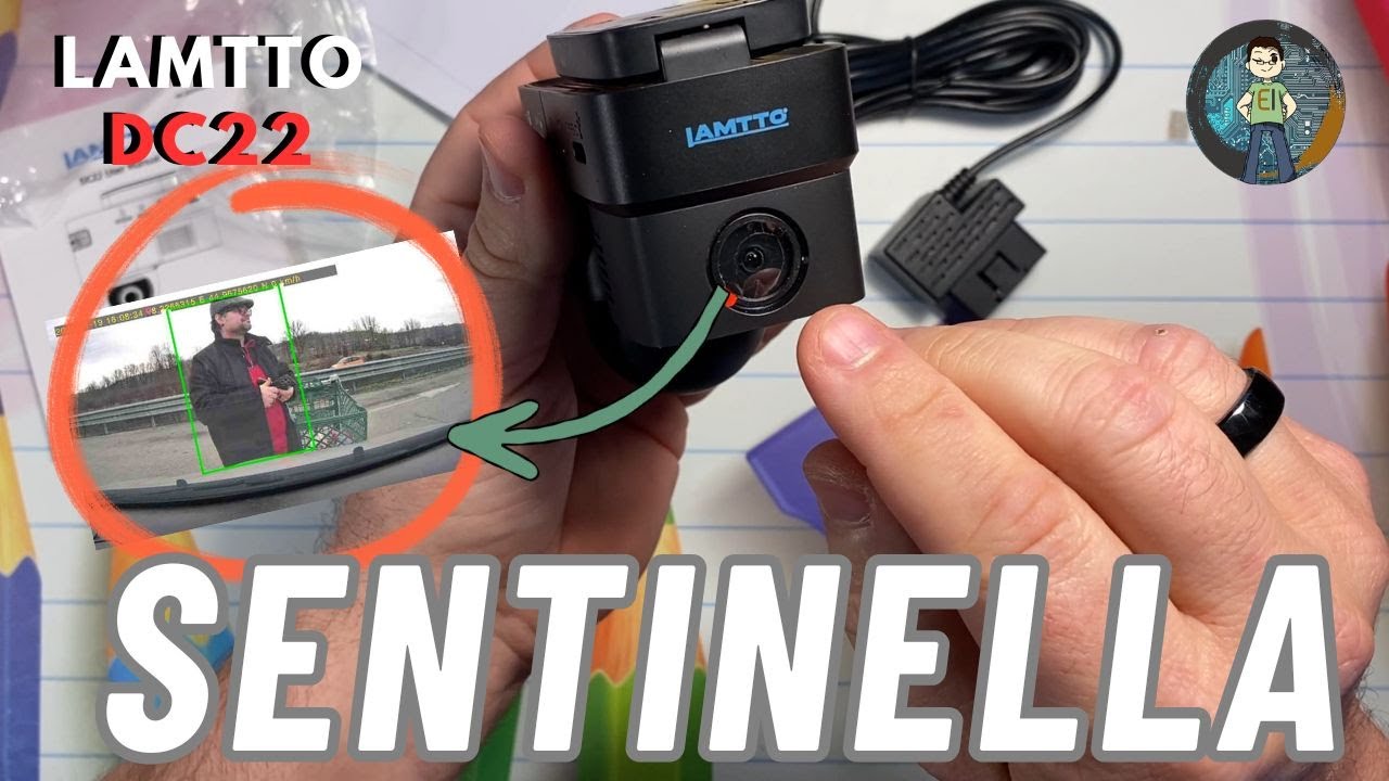 Telecamera di sicurezza per auto LAMTTO DC22 - IMBATTIBILE la modalità SENTINELLA