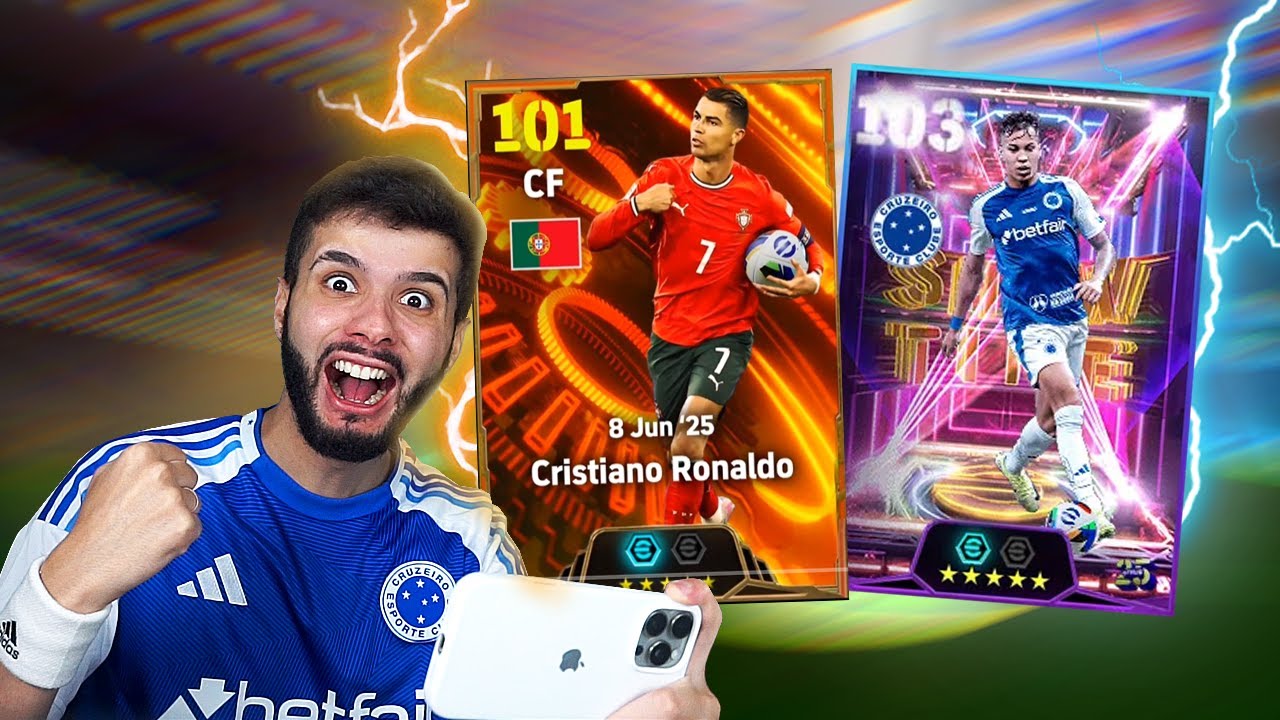 CRISTIANO RONALDO E KAIO JORGE NOS PACKS DO EFOOTBALL! 😱