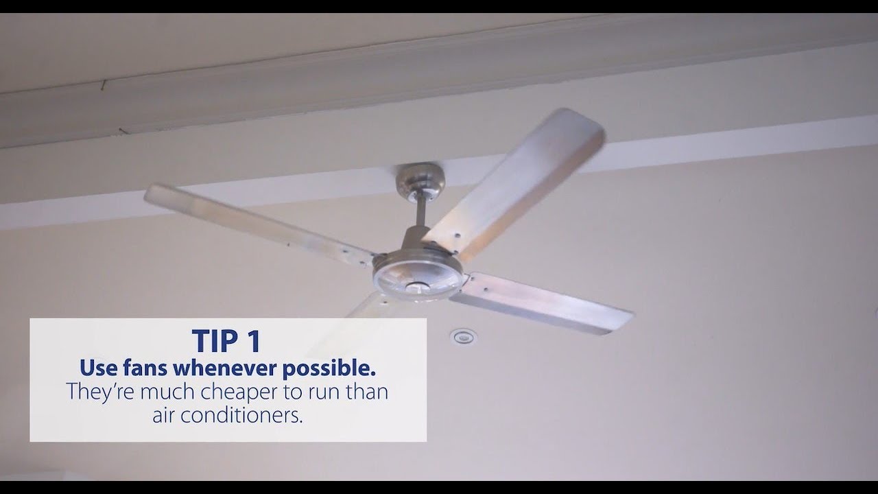Summer energy saving tips