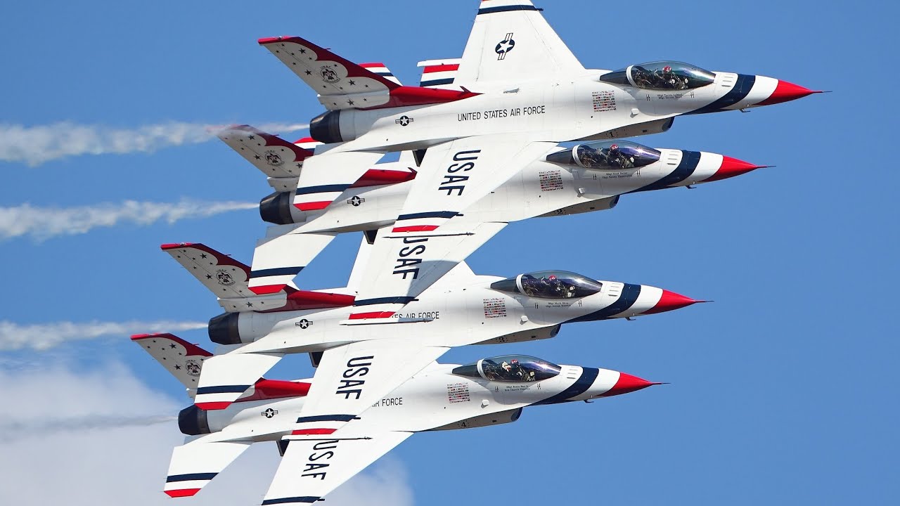 U.S.A.F. Thunderbirds - GOD BLESS AMERICA