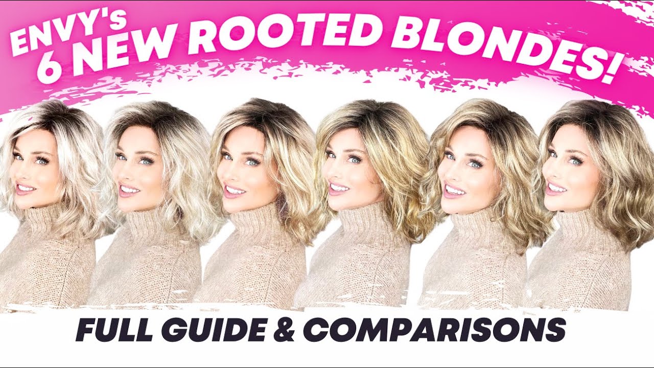 NEW ENVY ROOTED WIG COLORS! FULL GUIDE | COMPARE brands & HOW TO CHOOSE! 6 ROOTED BLONDES! | DAKOTA