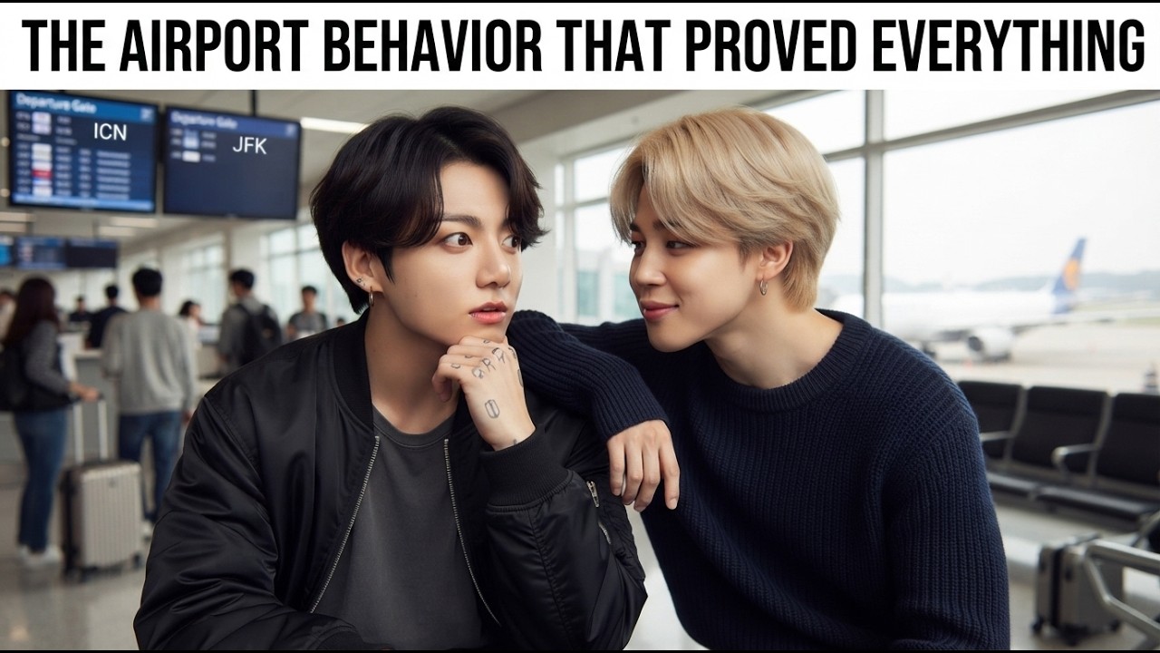They Finally Stopped Hiding It! Jungkook and Jimin’s ‘Married’ Behavior at the Airport Just Proved