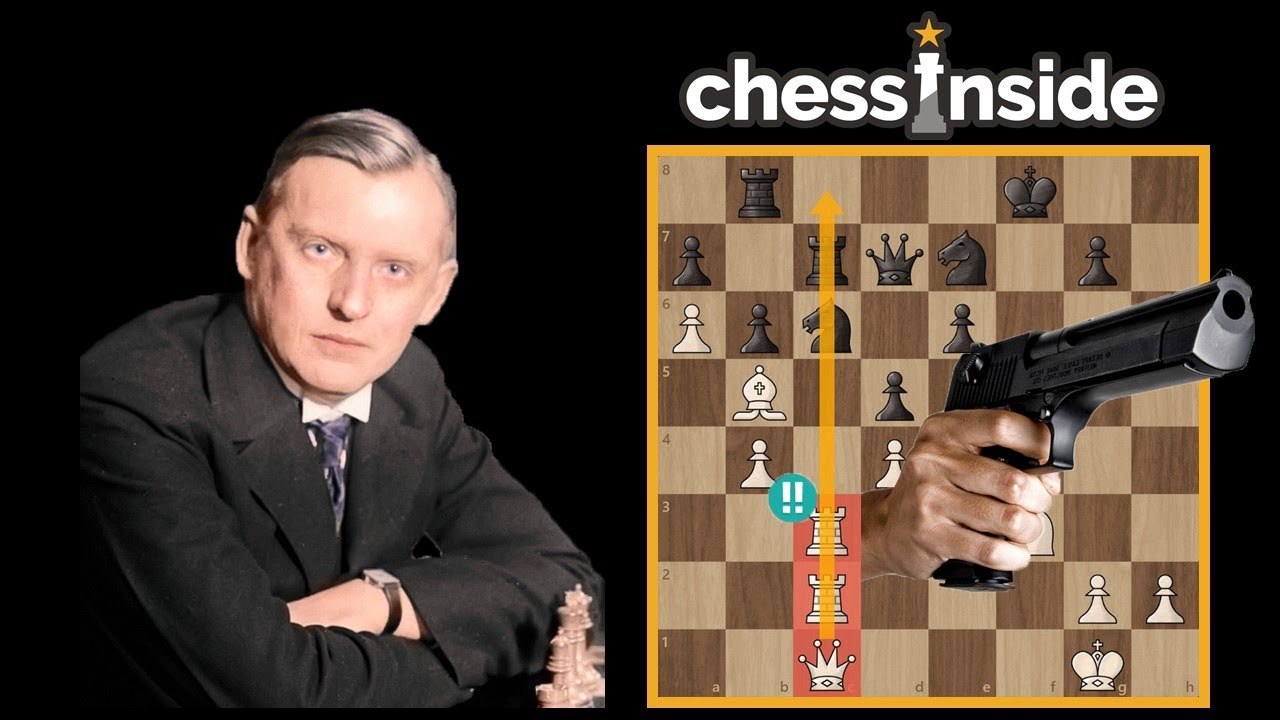 총?? 알레킨의 총(Alekhine's Gun)! - 체스 명경기 #160