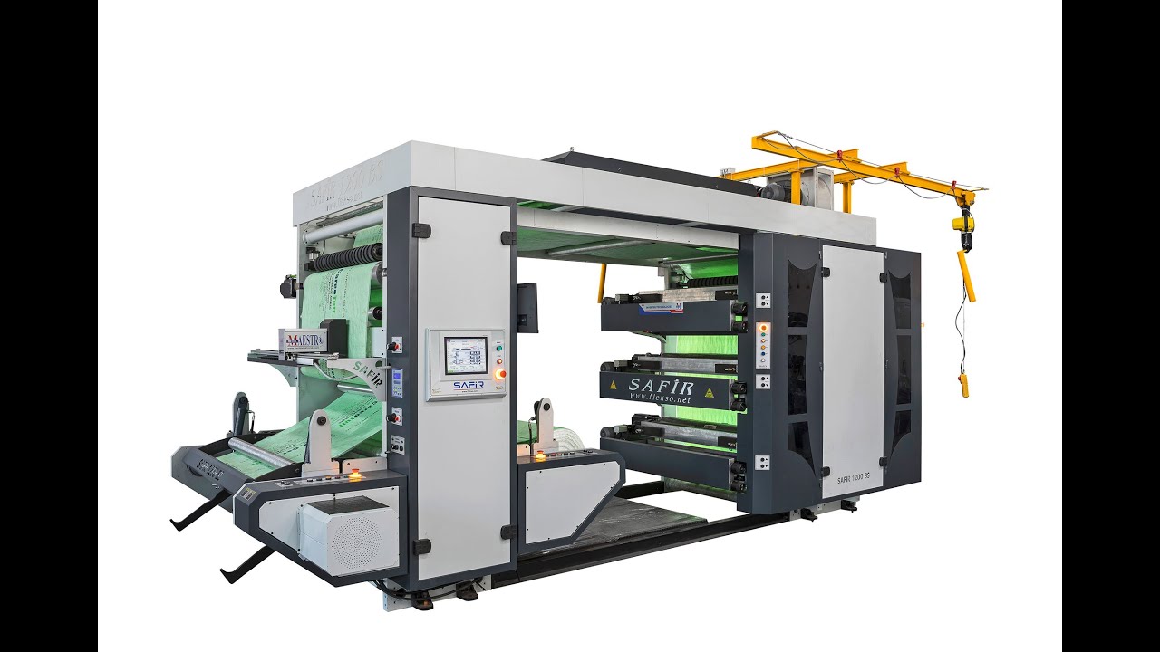 SAFIR 6 COLOR FLEXO PRINTING MACHINE
