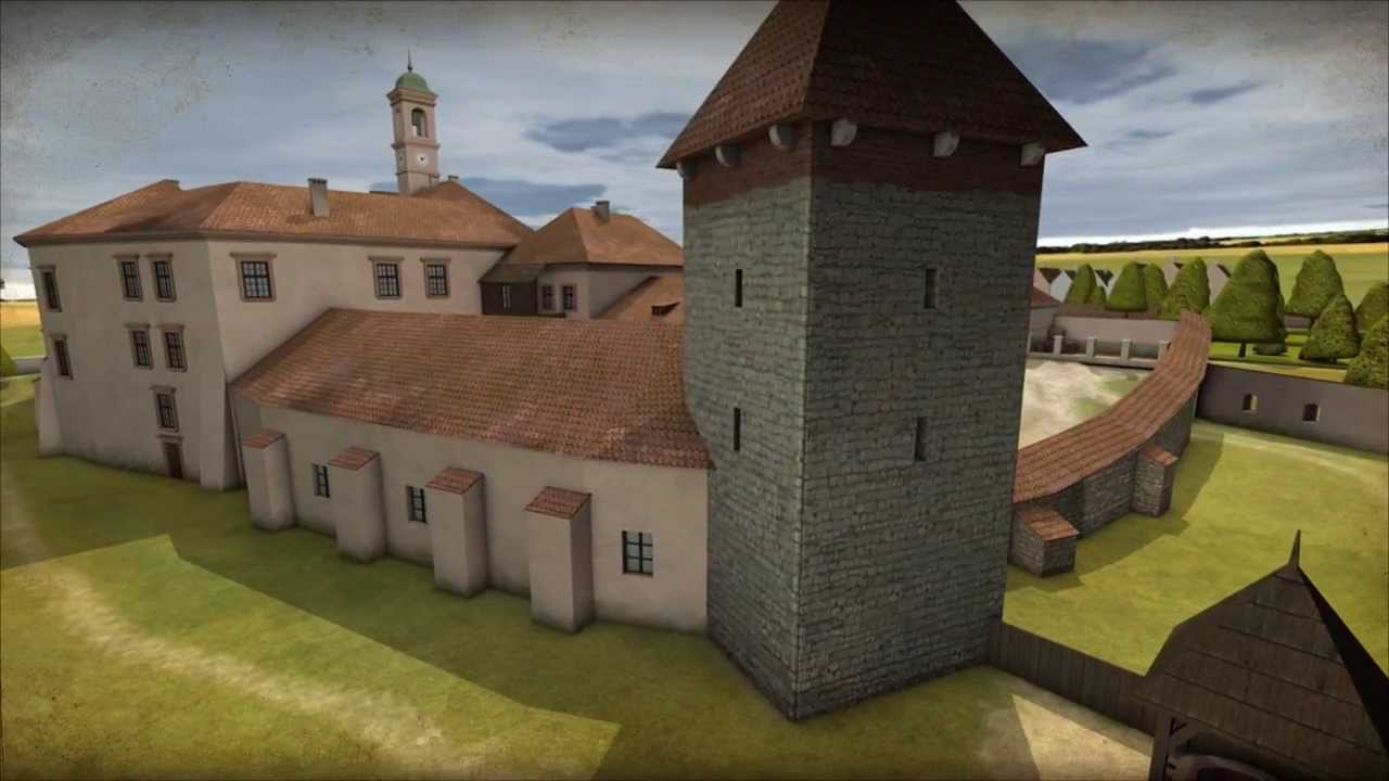 Zamek Żupny. Animacja 3D, poł. XIX w., Muzeum Żup Krakowskich Wieliczka
