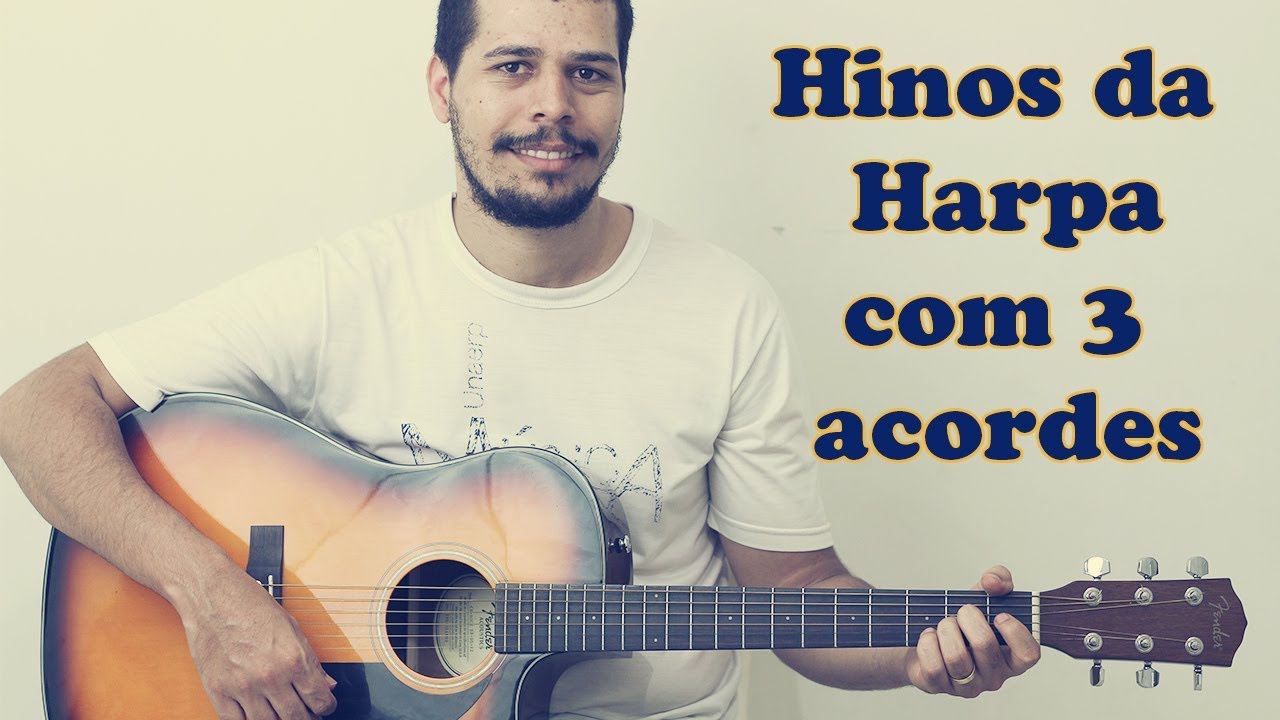 3 HINOS DA HARPA COM 3 ACORDES #facil