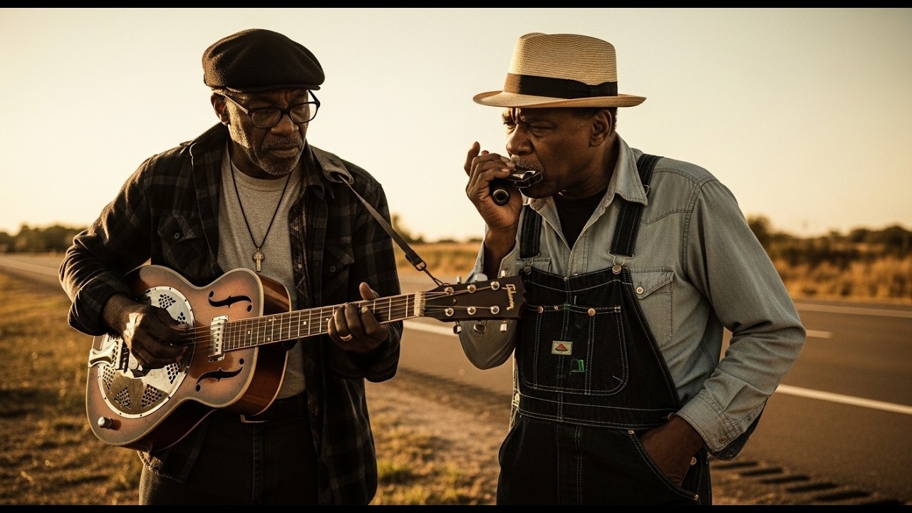 Midnight Mississippi Delta Blues | Old Soul Guitar & Harmonica