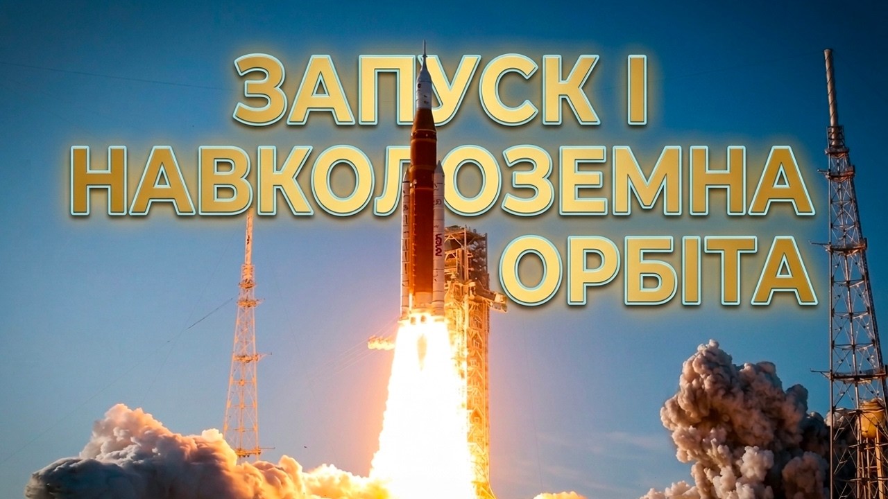 Запуск ARTEMIS 2: Коротка версія стріму запуску і операцій на навколоземній орбіті.