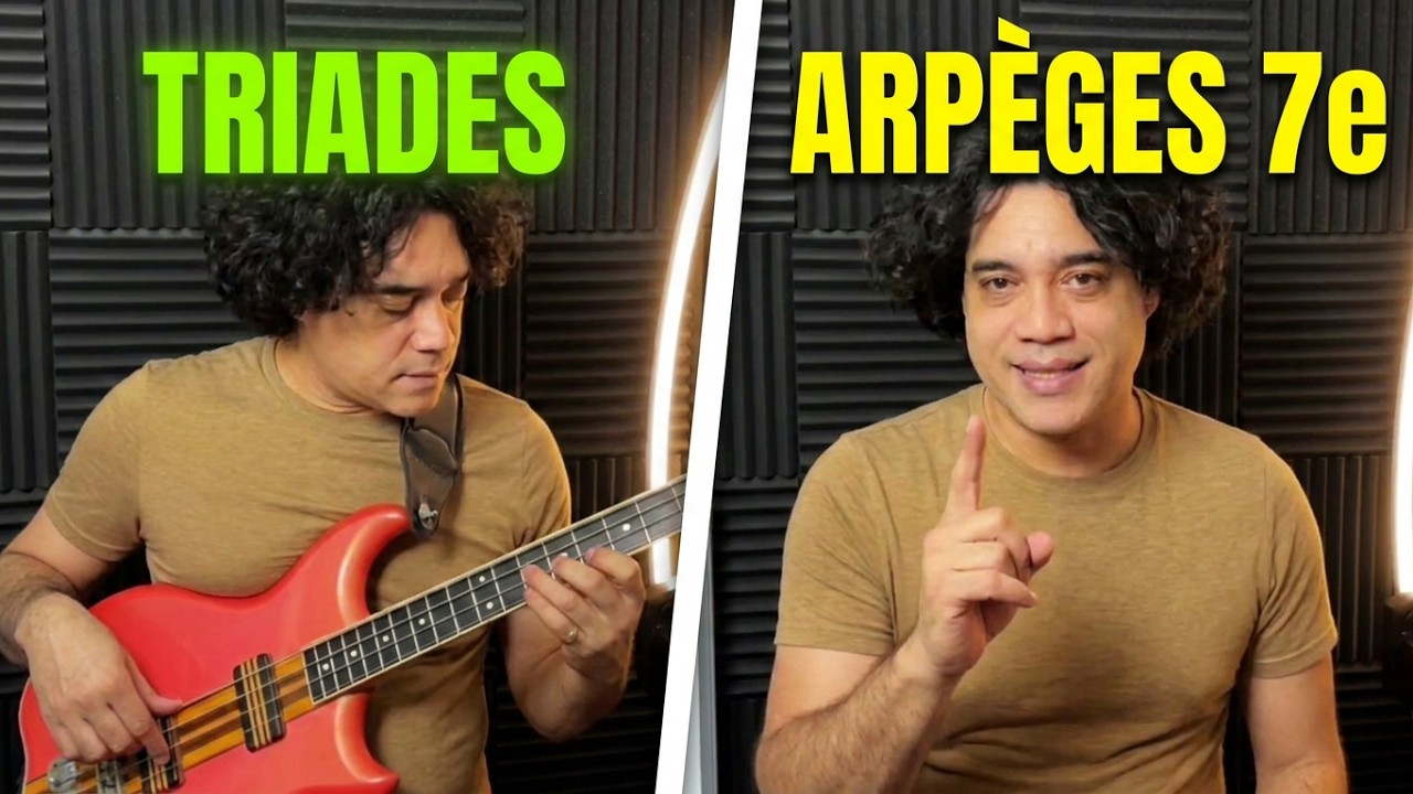 Basse: triades & arpèges 7e | La BASE pour improviser et groover