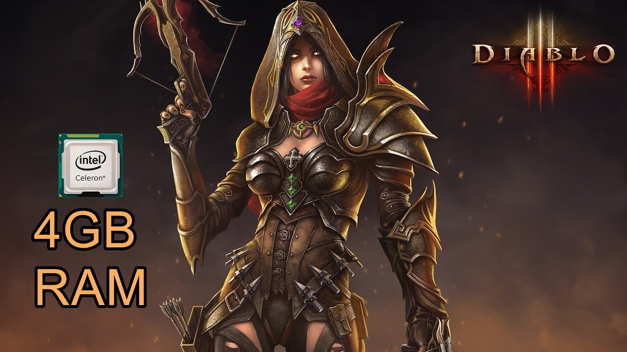 Diablo 3 (PC FRACO) - 4GB Ram/Intel Celeron 1.80ghz/Intel HD Graphics 2500