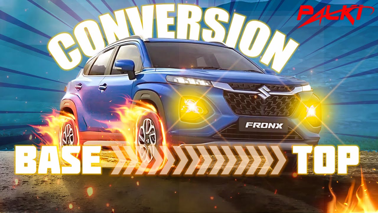 Maruti Suzuki Fronx Base &rarr; Top Model Conversion | Genuine Accessories + Premium Interior Makeover